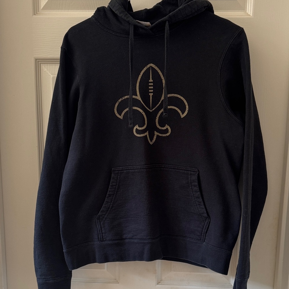 Unisex Black Hoodie - New Orleans Saints